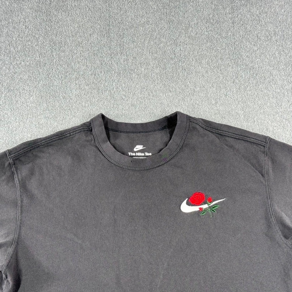 Nike Sportswear Max90 Flower Rose Logo Swoosh T-shirt Men S Black FZ7975 060